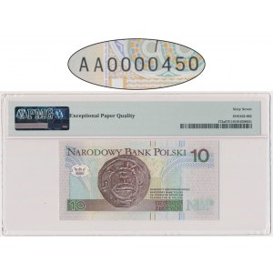 10 Gold 1994 - AA 0000450 - PMG 67 EPQ - niedrige Nummer