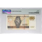 200 złotych 2015 - AC 0000878 - PMG 66 EPQ - niski numer