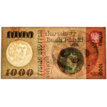 1,000 zloty 1965 - D - PMG 64