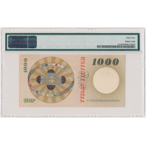 1,000 zloty 1965 - B - PMG 64