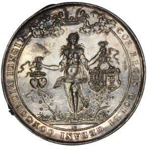 John II Casimir, Medal of the arrival of King John II Casimir to Danzig 1653 - RARE