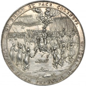 Wladyslaw IV. Wasa, SMOLEŃSK 1636 Medaille - RIESIGE Rarität
