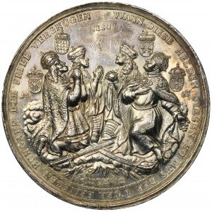 Johann III Sobieski, Medaille auf die Befreiung Wiens von der Türkenbelagerung 1683 - SEHR RAR
