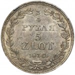 3/4 rubla = 5 złotych Warszawa 1836 MW - NGC MS61