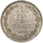 3/4 Rubel = 5 Zloty Warschau 1836 MW - NGC MS61