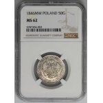 25 kopiejek = 50 groszy Warszawa 1846 MW - NGC MS62