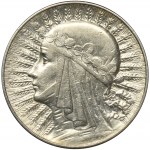 Głowa Kobiety, 5 złotych Warszawa 1932 - RZADKIE