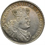 Augustus III Sas, Thaler Leipzig 1756 EDC - SEHR RAR, SCHÖN, Signatur L