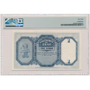 Iraq, 1 Dinar 1931 (1942) - PMG 58 - RARE - ONLY ONE GRADED HIGHER