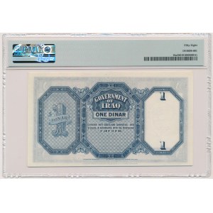 Irak, 1 dinar 1931 (1942) - PMG 58 - RZADKI
