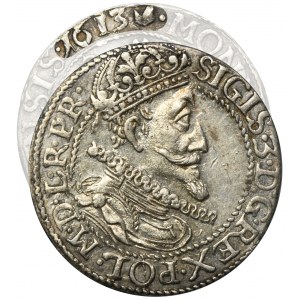 Sigismund III Vasa, 1/4 Thaler Danzig 1613 - RARE