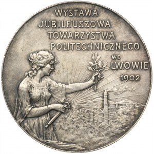 Medal Wystawa Towarzystwa Politechnicznego we Lwowie 1902 - SREBRO