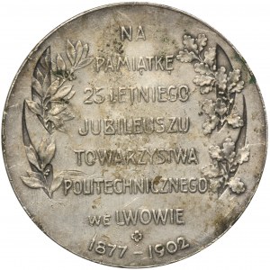 Medal Wystawa Towarzystwa Politechnicznego we Lwowie 1902 - SREBRO