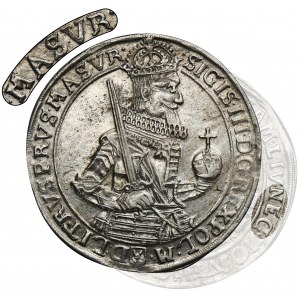 Sigismund III. Vasa, Bromberg-Taler 1630 II - RARE, MASVR - hervorragende Prägequalität