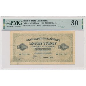 500.000 Mark 1923 - AN - 7 Ziffern - PMG 30