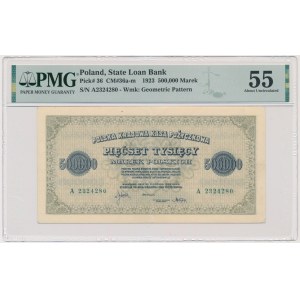 500,000 marks 1923 - A - 7 digits - PMG 55
