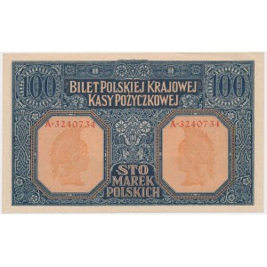100 marek 1916 - Generał - DRUKARSKA ŚWIEŻOŚĆ