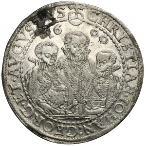 Deutschland, Sachsen, Krystian II, Johann Georg I und Augustus, Dresden Taler 1600 HB