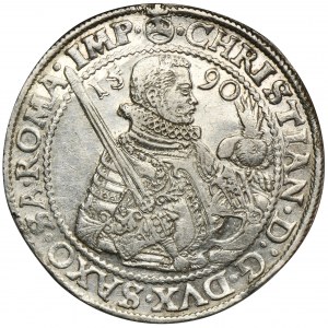 Deutschland, Sachsen, Krystian II, Dresden Taler 1590 HB