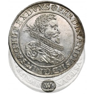Schlesien, Habsburgische Herrschaft, Ferdinand II, Thaler Breslau 1632 IZ - SEHR Selten, Buchstabe W