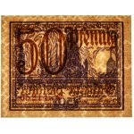 Danzig, 50 Pfennig 1919 - purple - PMG 67 EPQ