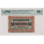 Posen, 50 Kopecks 1916 - short clause (P2c) - PMG 66 EPQ