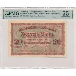 Kowno, 20 Mark 1918 - B - PMG 55