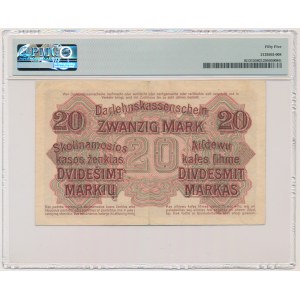 Kowno, 20 Mark 1918 - B - PMG 55