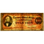 USA, Gold Certificate, 100 Dollars 1882 - Teehee & Burke - PMG 20