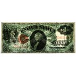 USA, Rotes Siegel, $1 1917 - Elliott &amp; Burke - PMG 45