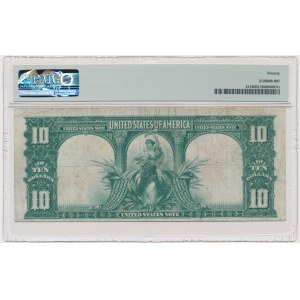 USA, Red Seal, 10 Dollars 1901 - Elliott & White - PMG 20 - RARE AND BEAUTIFULL