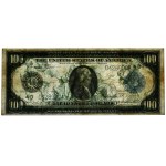 USA, Blaues Siegel, $100 1914 - Burke &amp; Houston - PMG 30