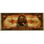USA, Gold Certificate, 50 Dollars 1913 - Teehee & Burke - PMG 25