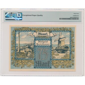 Memel (Klaipeda) 75 Mark 1922 - PMG 64 EPQ