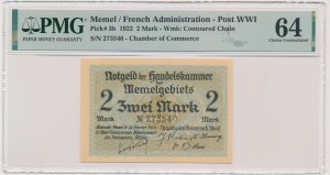 Memel, 2 Mark 1922 - PMG 64