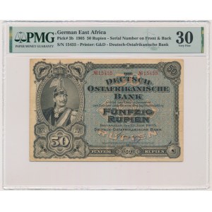 German East Africa, 50 Rupien 1905 - PMG 30