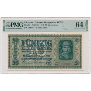 Ukraine, 50 Karbunkel 1942 - PMG 64 EPQ