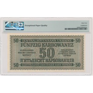 Ukraine, 50 Karbovanetz 1942 - PMG 64 EPQ