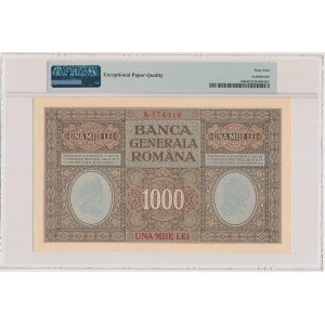 Rumunia, 1.000 lei (1917) - PMG 64 EPQ - PIĘKNY