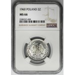 2 złote 1960 Jagody - NGC MS66