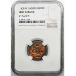 Free City of Danzig, Groschen 1809 M - NGC UNC DETAILS