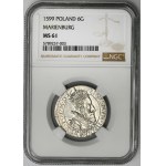 Sigismund III Vasa, Sechster von Malbork 1599 - NGC MS61 - kleiner Kopf