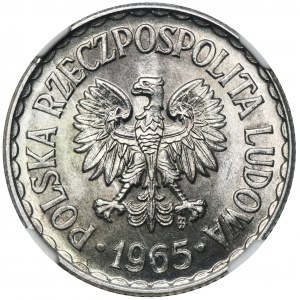 1 złoty 1965 - NGC MS64