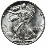 USA, Half Dollar Denver 1934 D - PCGS MS64 - RARE, Walking Liberty