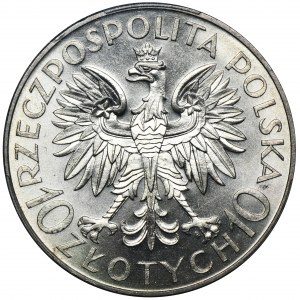 Sobieski, 10 złotych 1933 - PCGS MS64 - PIĘKNY