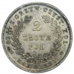 Novemberaufstand, 2 Zloty Warschau 1831 KG - PCGS MS64 - GROSSE RARITÄT