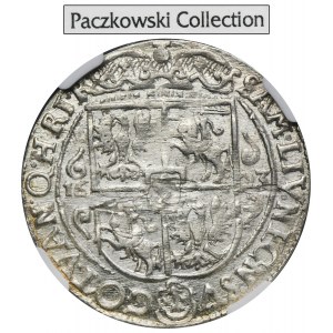 Sigismund III Vasa, 1/4 Thaler Bromberg 1623 - NGC MS64 - ILUSTRATED, ex. Paczkowski