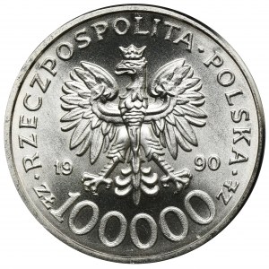 100,000 PLN 1990 Solidarity - TYPE C - EXCLUSIVE