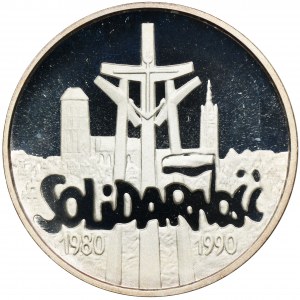 100,000 PLN 1990 Solidarity - GRUBA