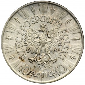 Pilsudski, 10 gold 1936 - nice